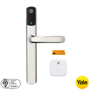 Yale Conexis L2 Smart Lock in Chrome With Access Module and  Connect WiFi Bridge