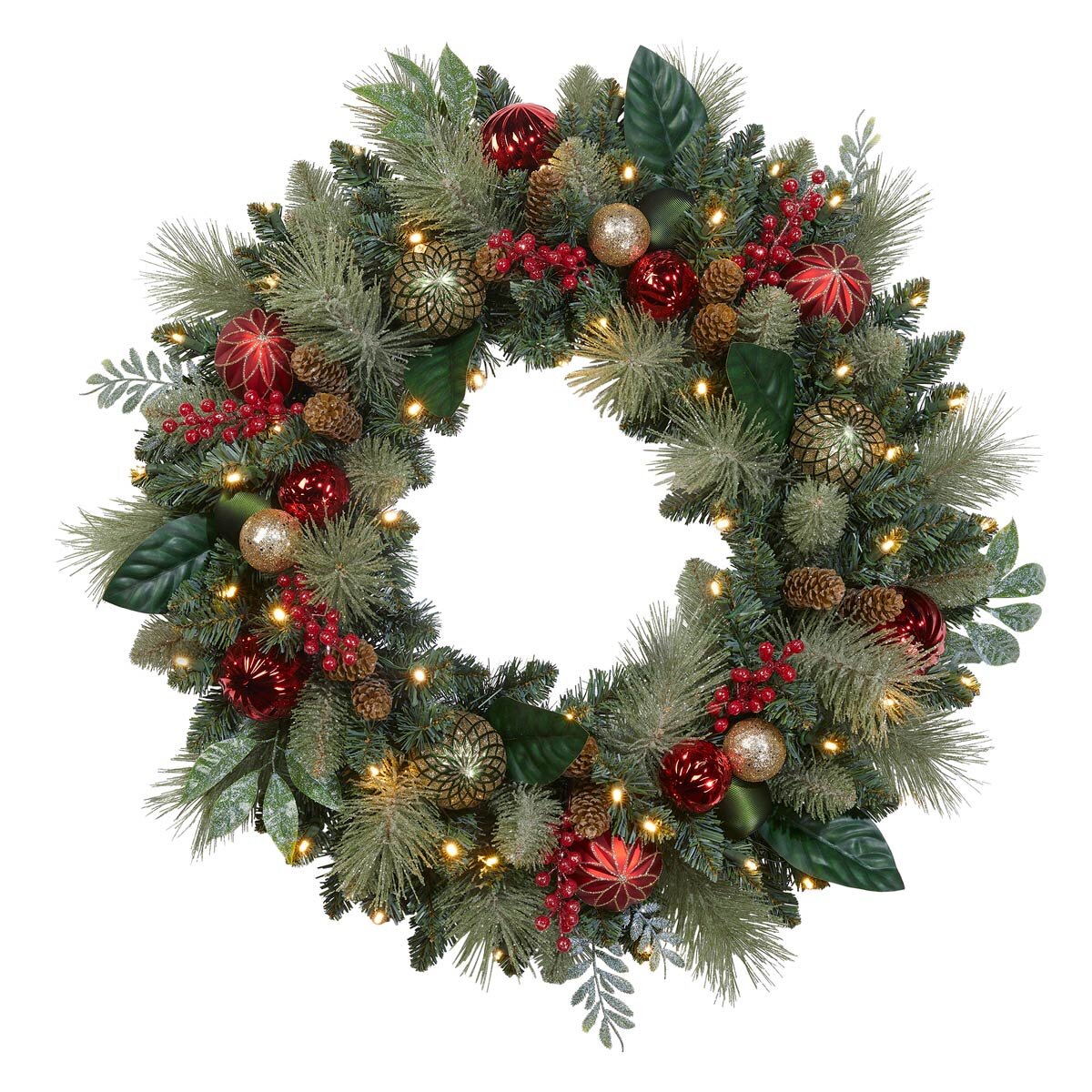 Buy 30" Decorated Red Wreath Item image at costco.co.uk