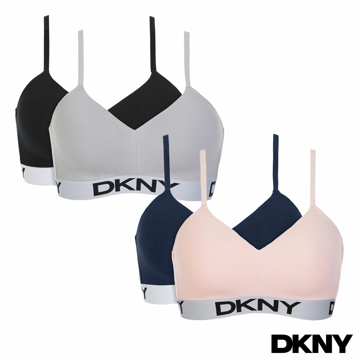 DKNY Ladies Wireless Plunge Bra, 2 Pack DKNY Ladies Wireless Plunge Bra, 2 Pack