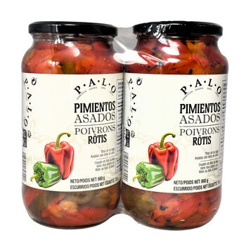 Palo Pimientos Roasted Peppers, 2 x 880g