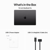 Apple MacBook Pro, Apple M3 Pro Chip 12-Core CPU, 18-Core GPU, 18GB RAM, 512GB SSD, 16 Inch in Space Black, MRW13B/A