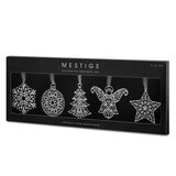 Buy 5pc Ornaments Silver Front Box Image at Costco.co.uk