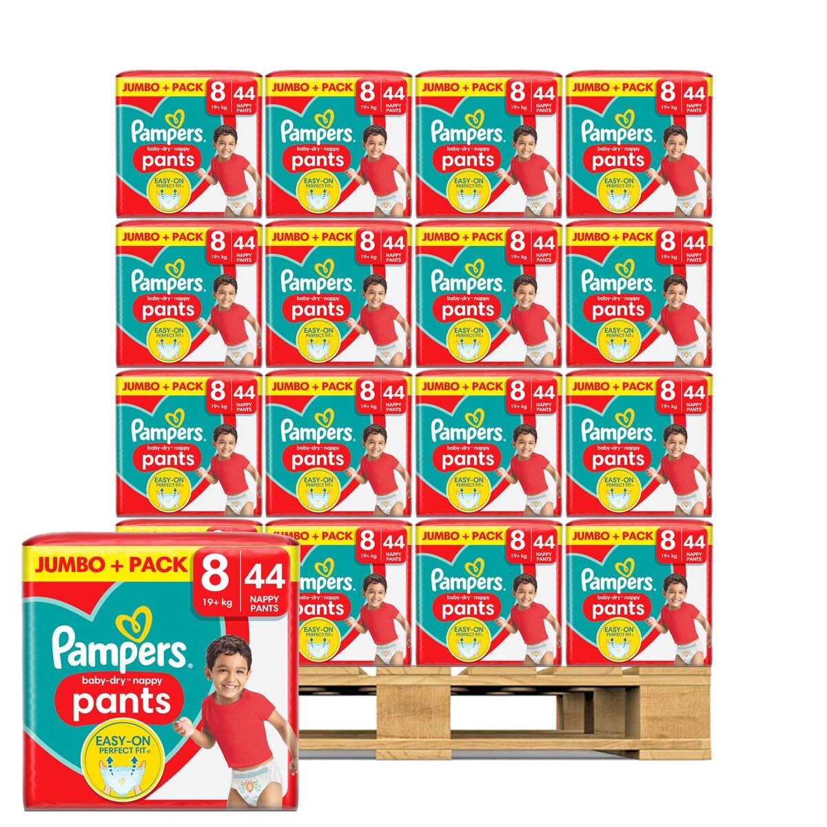 Pampers Baby Dry Pants Size 8, 60 x 44 Pack