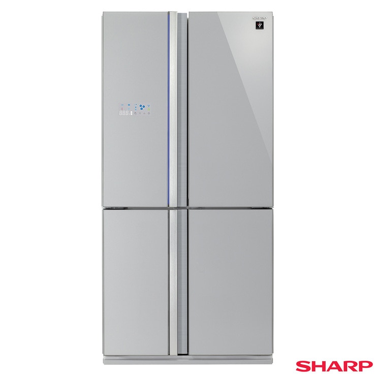 Sharp SJ-FS820VSL, Multidoor Fridge Freezer 65/35 A++ Rating in Silver ...