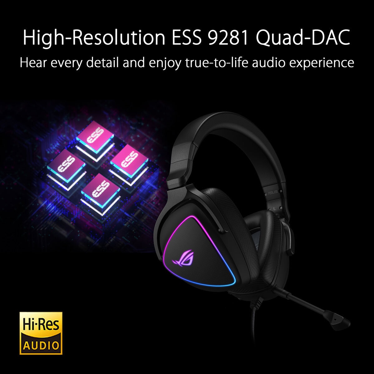 Buy ASUS ROG Delta S Gaming Headset, 90YH02K0-B2UA00 at costco.co.uk