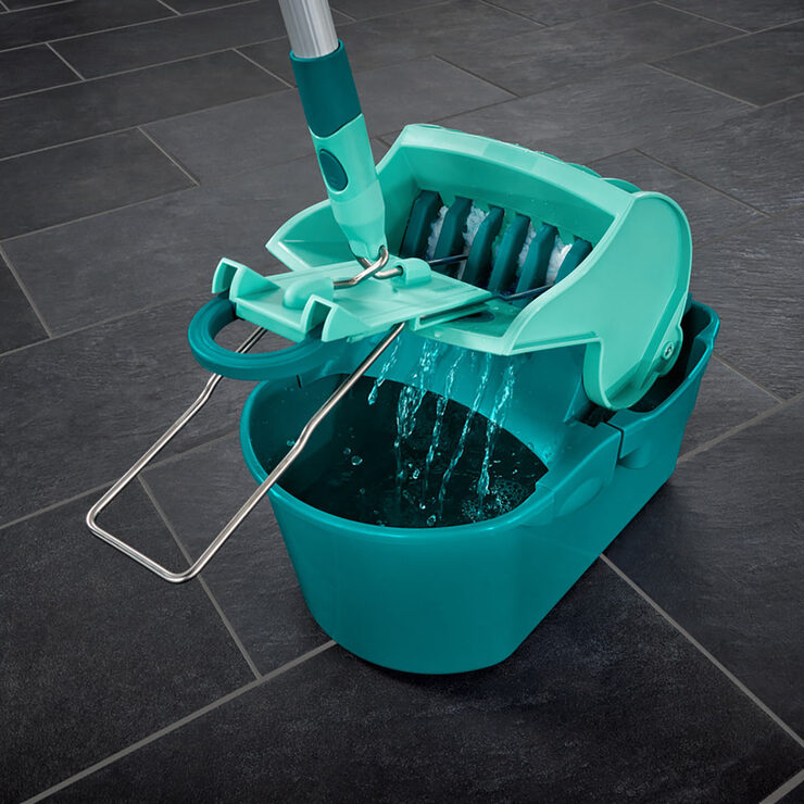 Leifheit Profi Floor Mop and Compact Wringing Bucket Set Costco UK