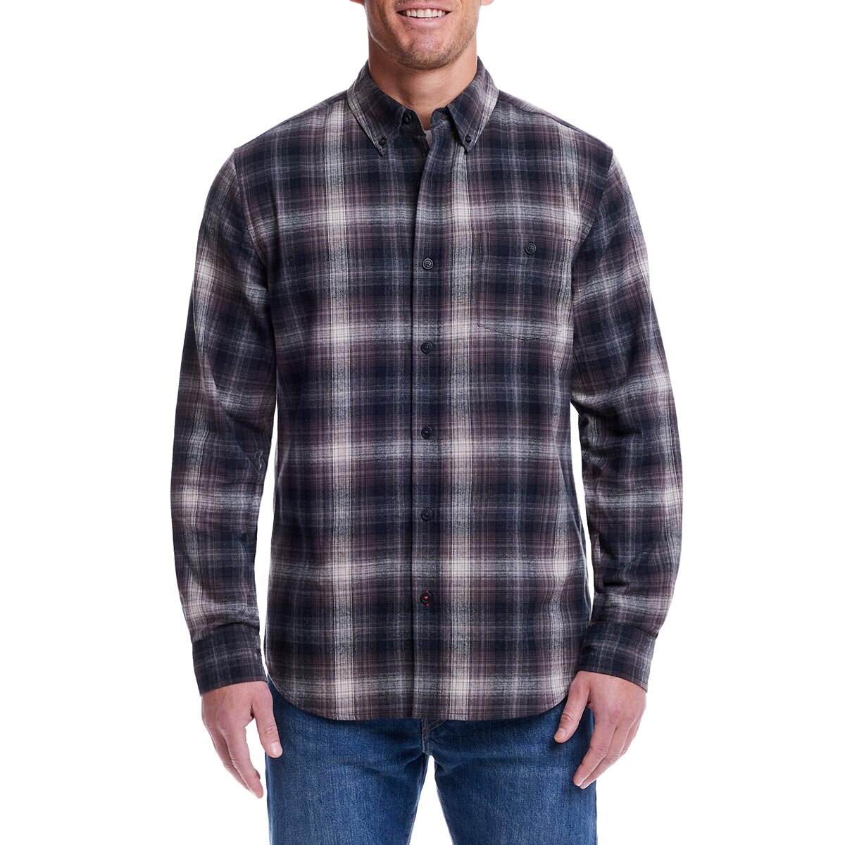 Weatherproof Vintage Men's Long Sleeve Flannel Shirt