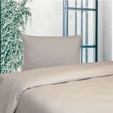 Portuguese Flannel Cotton 3 Piece Single Duvet Set, Grey