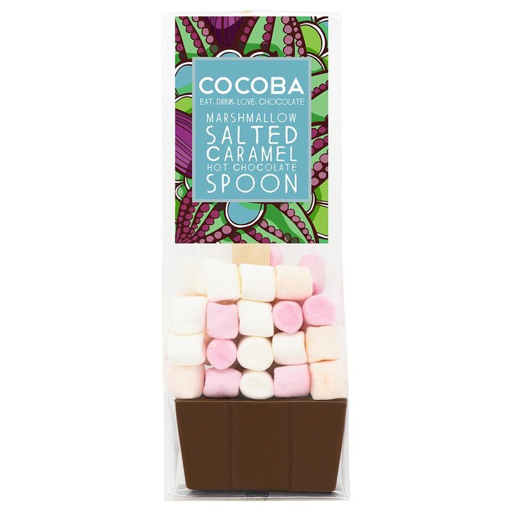 Cocoba Hot Chocolate Spoons with Marshmallows, 10 x 50g in 4 Flavours ...