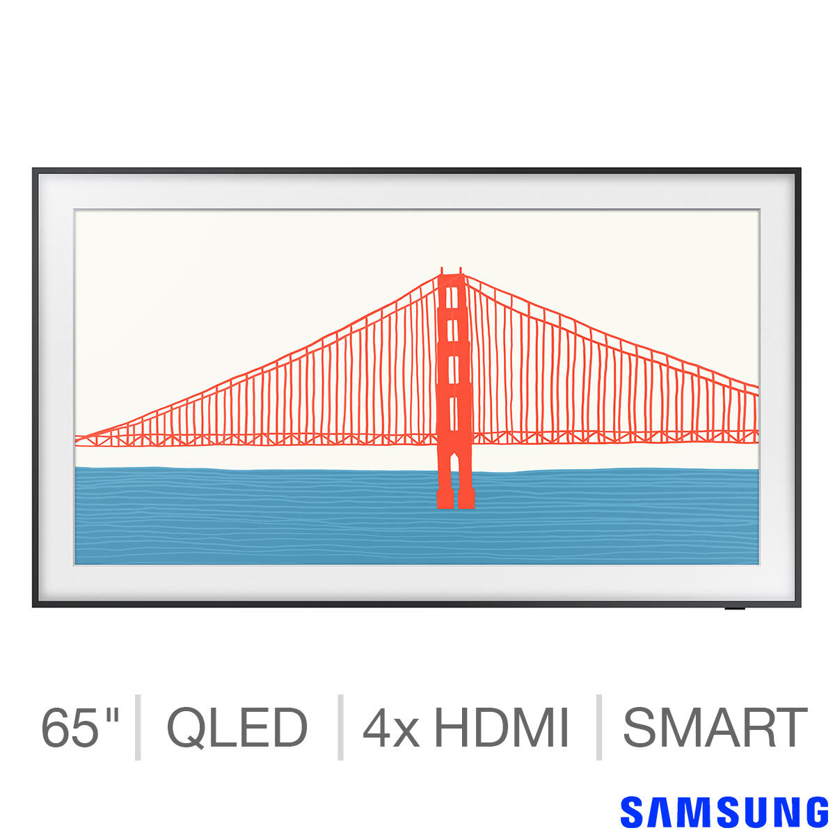 Samsung Qe65ls03aauxxu The Frame 65 Inch Qled 4k Ultra Hd Smart Tv Costco Uk