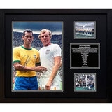 Carlos Alberto signed photo with Bobby Moore