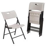 Lifetime Light Commercial Folding Chair with Carry Handle