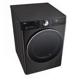 Angled view LG  FWY937BCTA1 Wifi Enabled 13/7kg Washer dryer, D Rated in bLACK