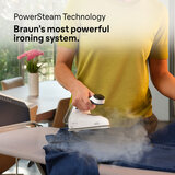 Lifestyle Image of Braun Carestyle Steam Generator with description