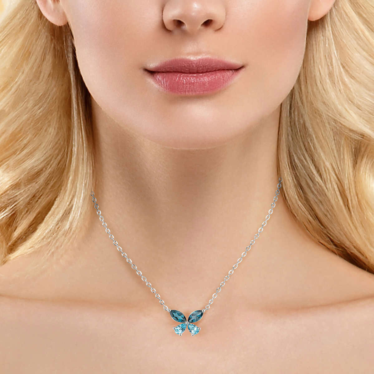 costco butterfly necklace