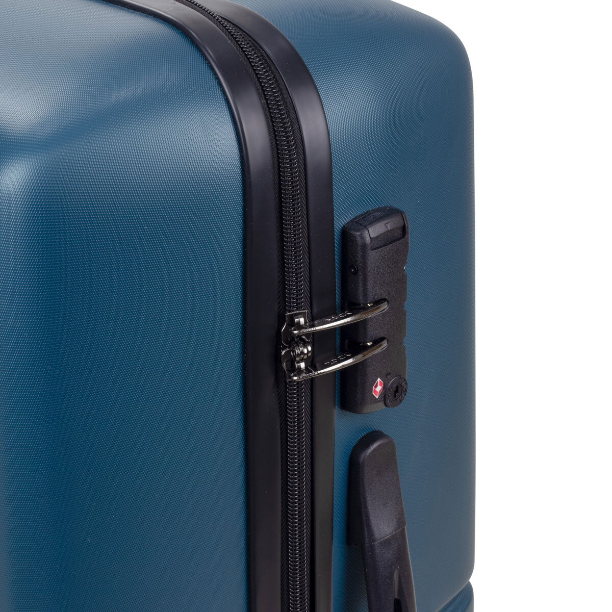 Rock Byron 3 Piece Hardside Luggage Set in Teal