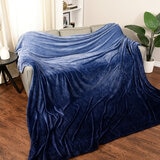 Life Comfort Oversized Family Blanket 304 x 279 cm, in Blue