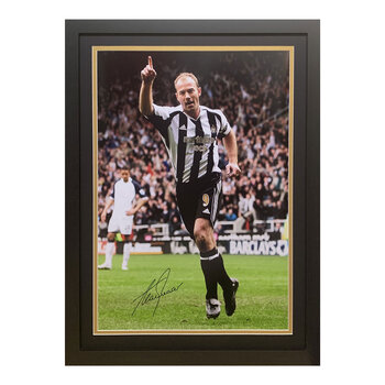 Alan Shearer Signed Framed Newcastle United Photograph