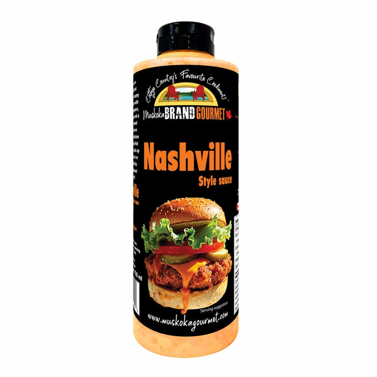 Muskoka Brand Gourmet Nashville Style Sauce, 750ml Muskoka Brand Gourmet Nashville Style Sauce, 750ml