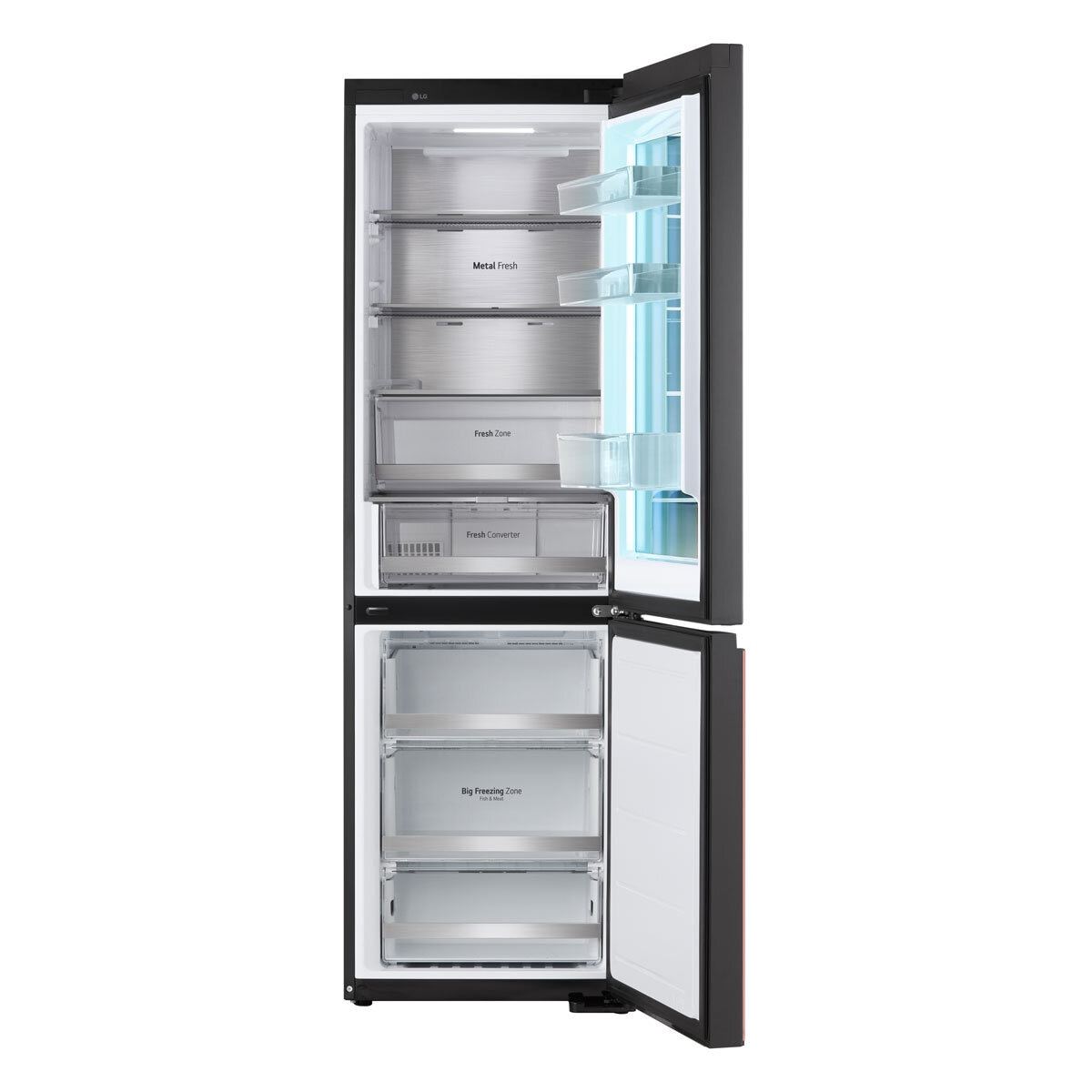 LG GBG719MDNN, MoodUp Fridge Freezer Colour Changing, D Rated