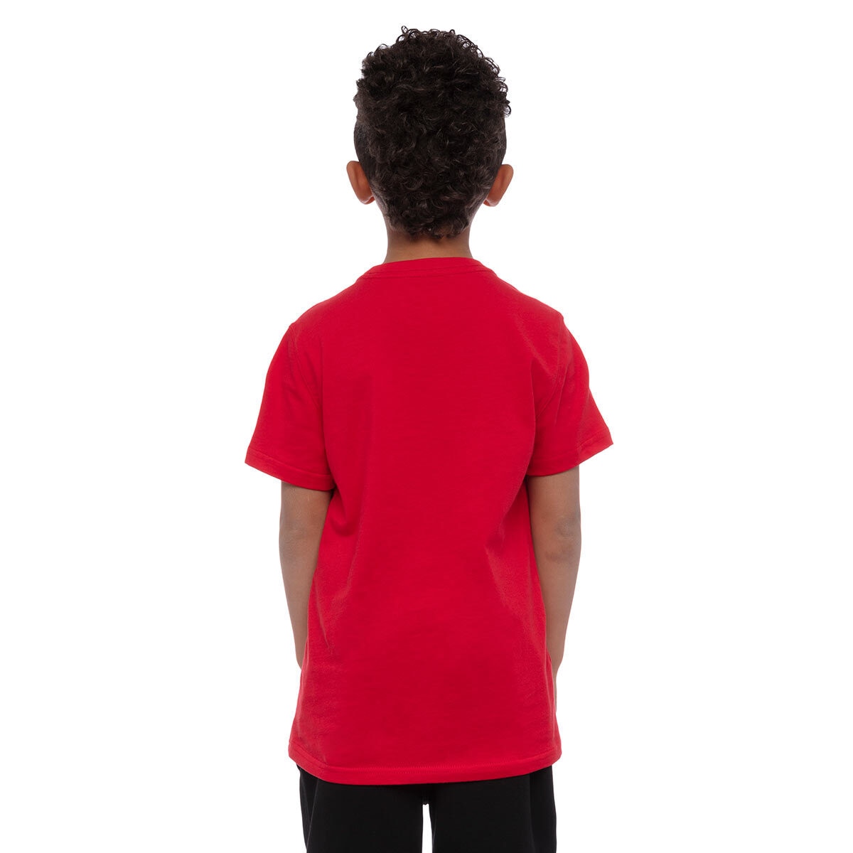 Champion Boy's 2 Pack Short Sleeve T-shirt in Black/Scarlet