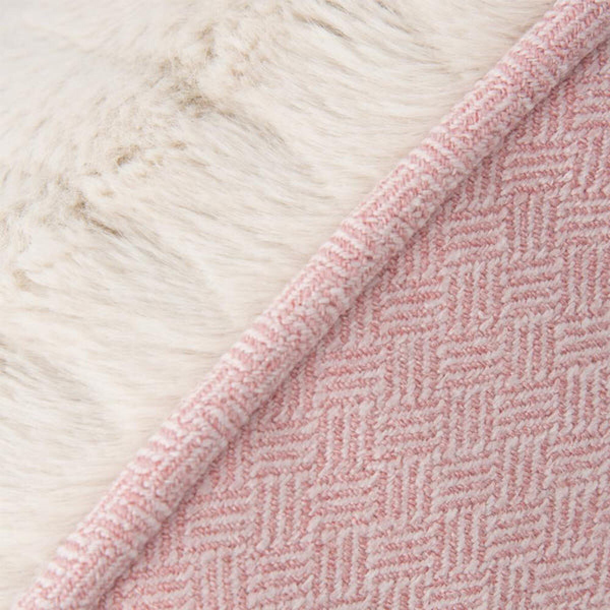 Close up image of pink pet bed