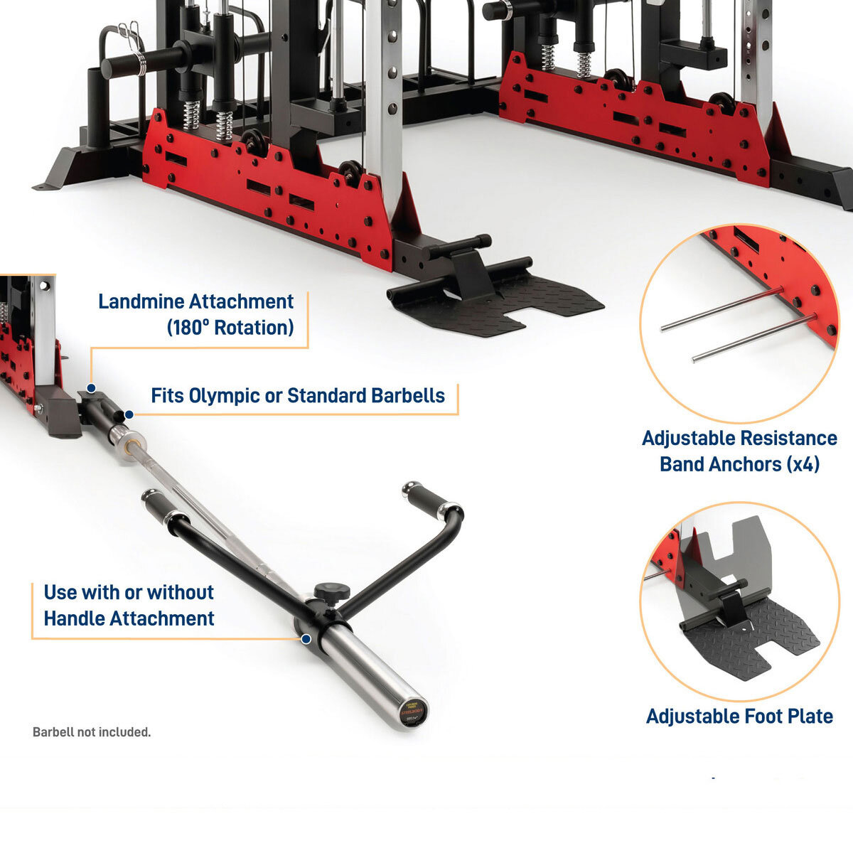 Marcy SM-7553 Pro Deluxe Smith Cage Home Gym System