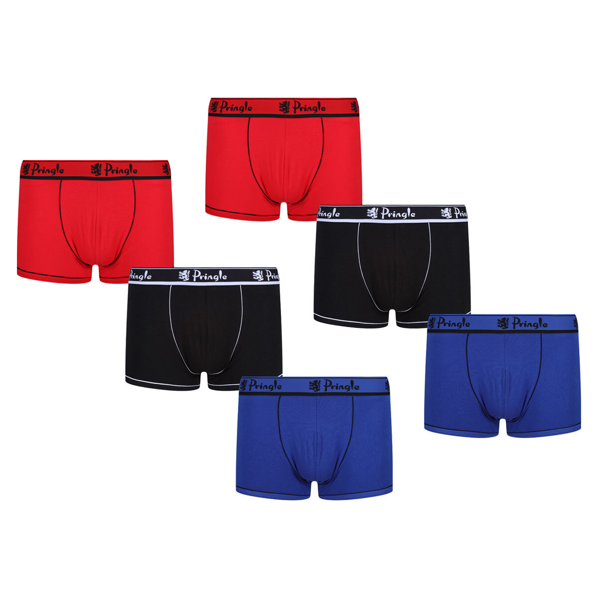Pringle 2 x 3 Pack Edward Men's Boxer Shorts in Assorted ...