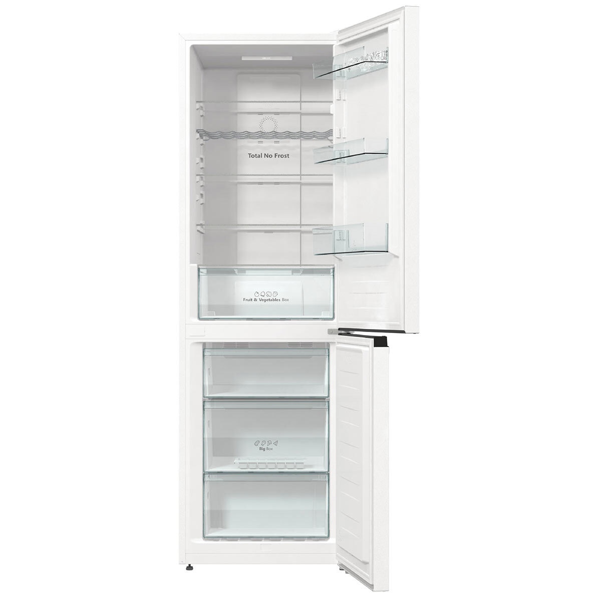 hisense rb388n4bw10uk fridge freezer f rated in white