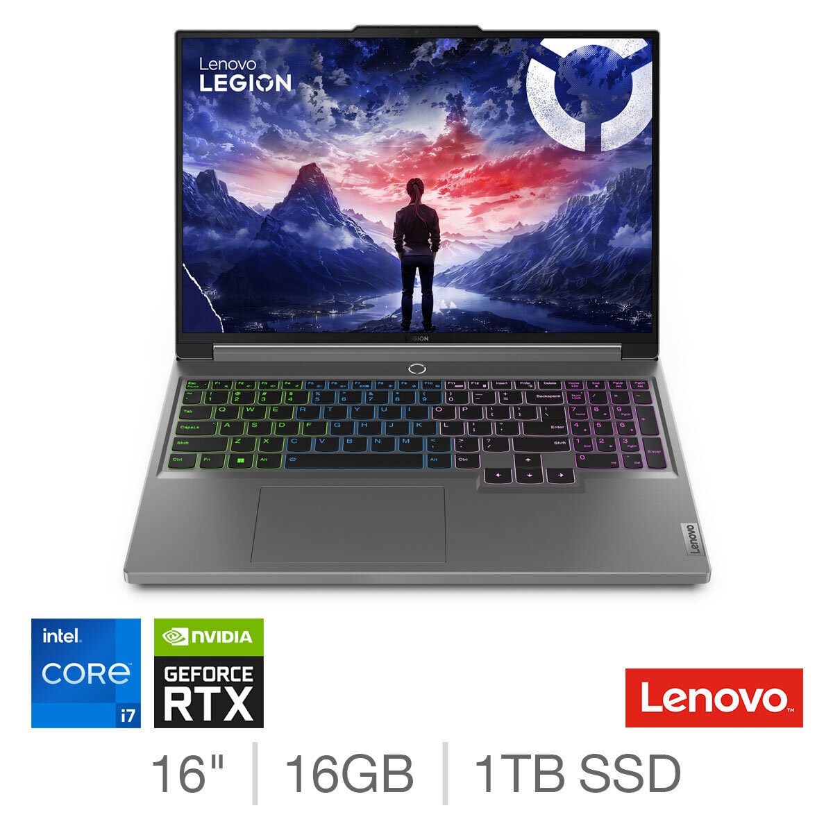 Lenovo Legion 5, Intel Core i7, 16GB RAM, 1TB SSD, NVIDIA GeForce RTX 4070, 16 Inch, Gaming Laptop