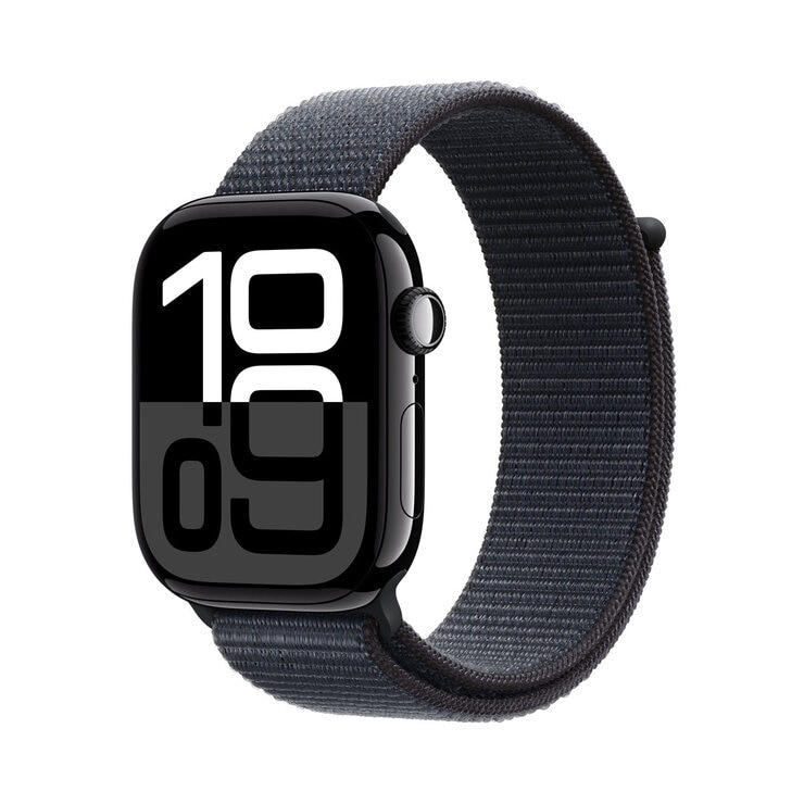 Buy Apple Watch Series 10 GPS, 42mm Jet Black AluminiumCase with Sport Band M/L at costco.co.uk