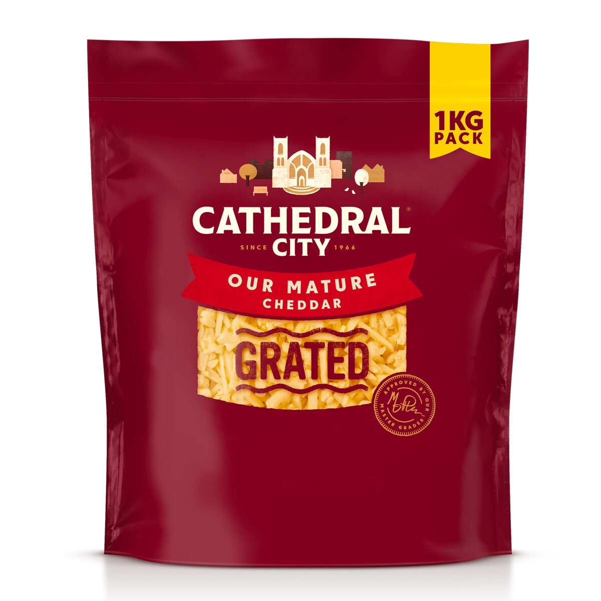 Cathedral City Mature Grated Cheddar, 1kg |Costco UK | Co...