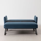 Swyft Model 08 Blue Velvet Double Sofa Bed