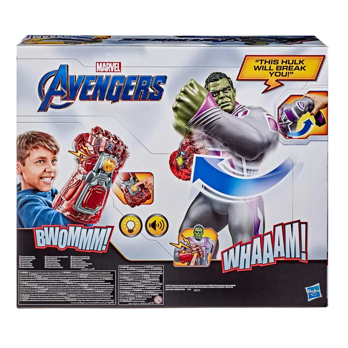 Buy Marvel Avengers Power Punch Hulk Back of Box Image at Costco.co.uk