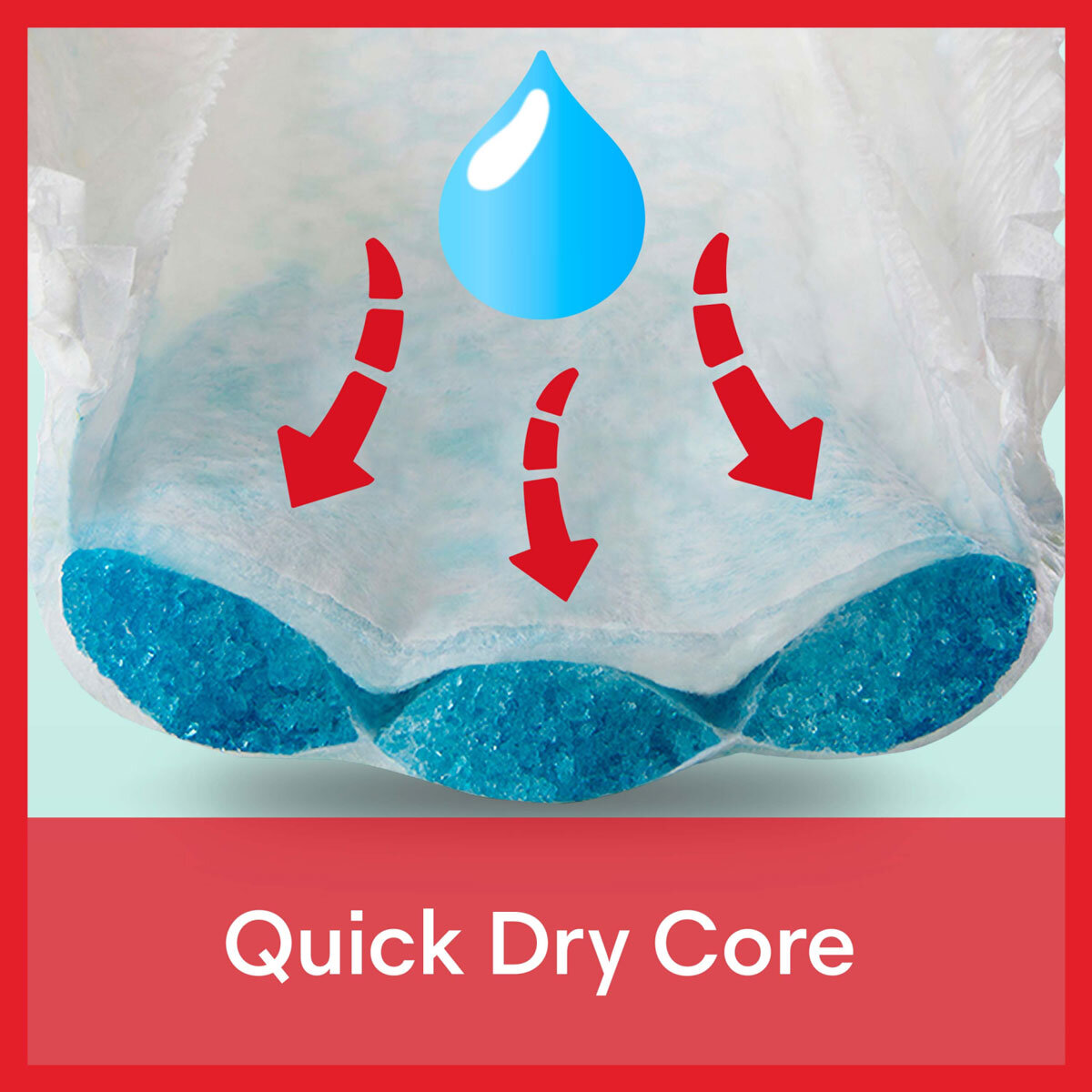 image to show quick dry core