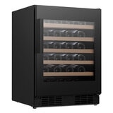 Hisense RW3N132GSLF, 46 Bottle Freestanding, Single Zone Wine Cooler, F Rated in Black