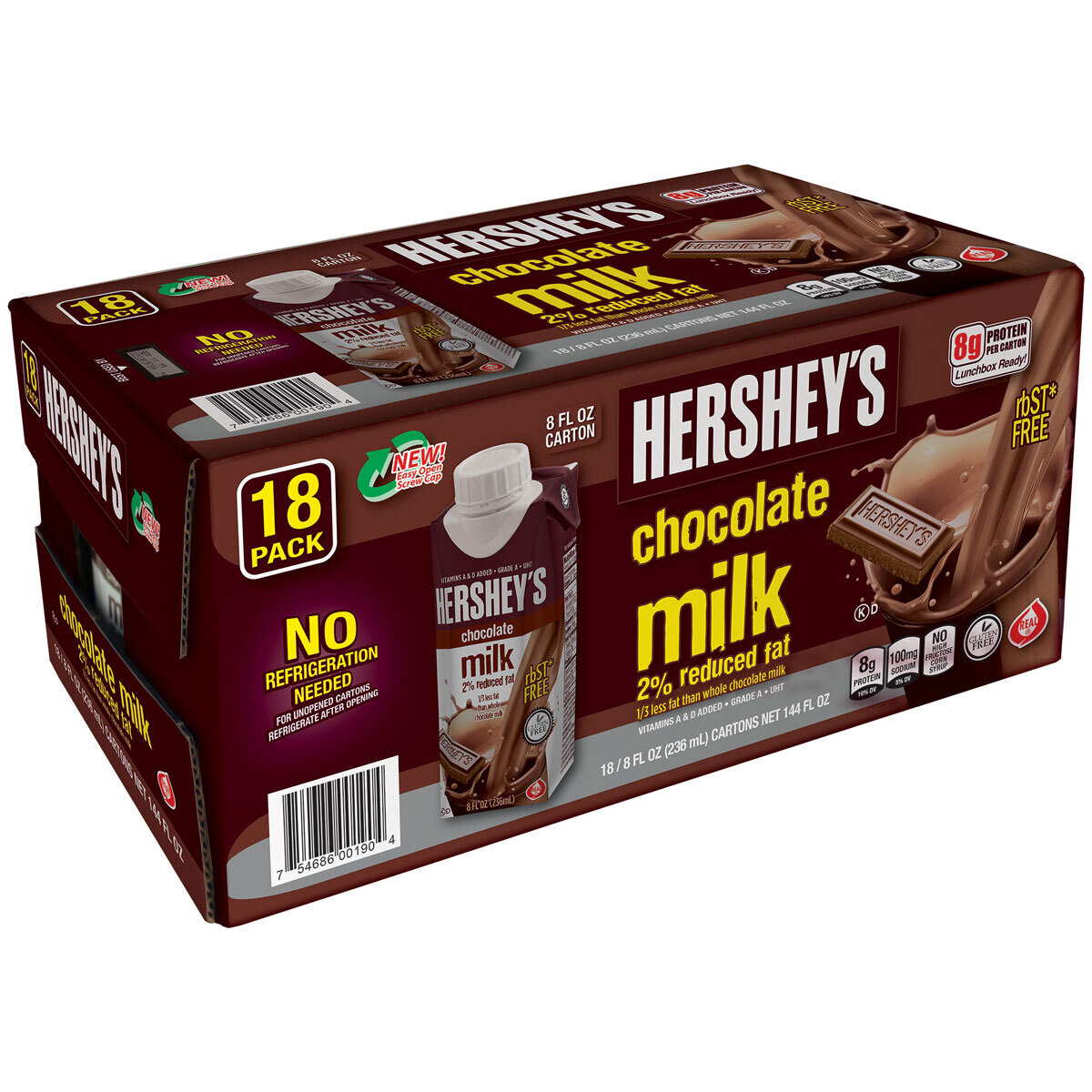 Hersheys Chocolate Milk Drink 18 X 236ml Costco Uk 