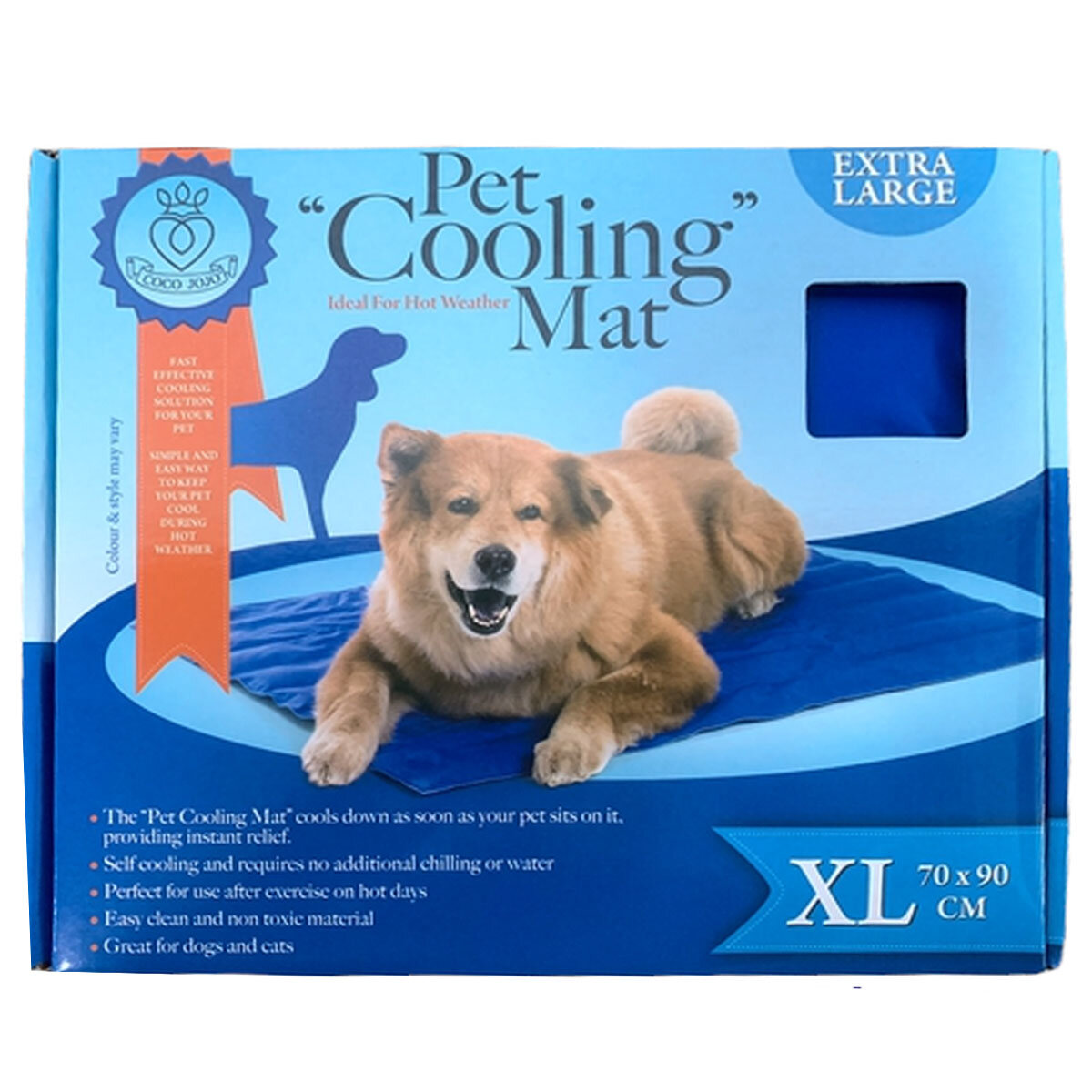 Cool Club Pet Cooling Mat XL, 70cm x 90cm | Costco UK