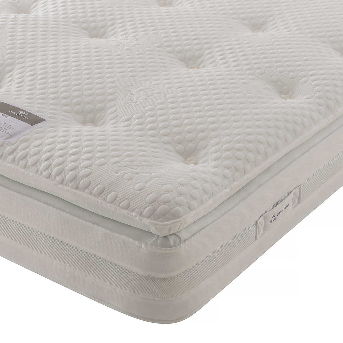 Silentnight Geltex 1850 Mattress & Grey Divan Bed Set in 4