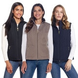 Weatherproof Ladies Quilted Plush Lined Vest