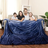 Life Comfort Oversized Family Blanket 304 x 279 cm, in Blue