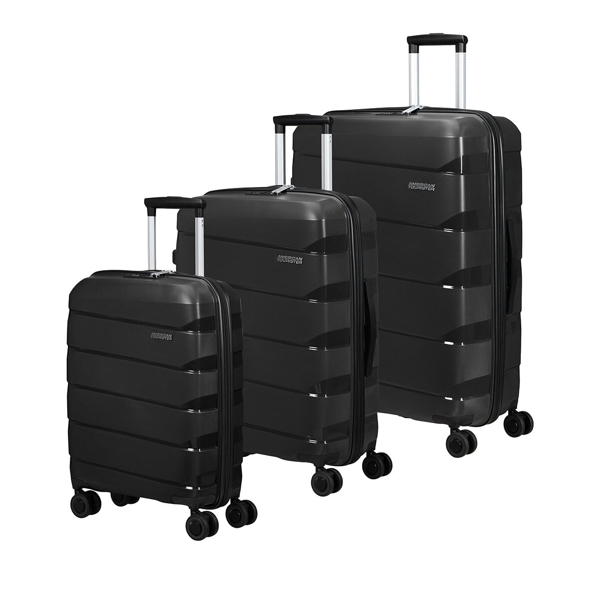 American Tourister Air Move 3 Piece Luggage Set in Black