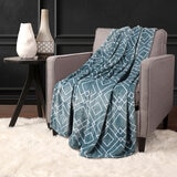 Life Comfort Printed Plush Throw in 3 colours, 152 x 177 cm