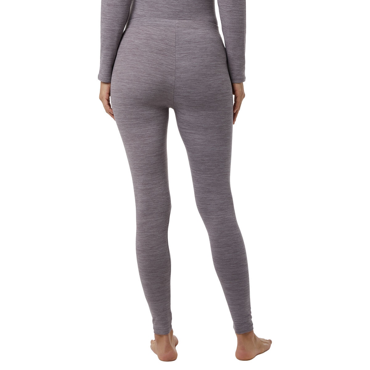 32 Degrees Heat Fleece Lined Legging Base Layer 2 Pack in Grey