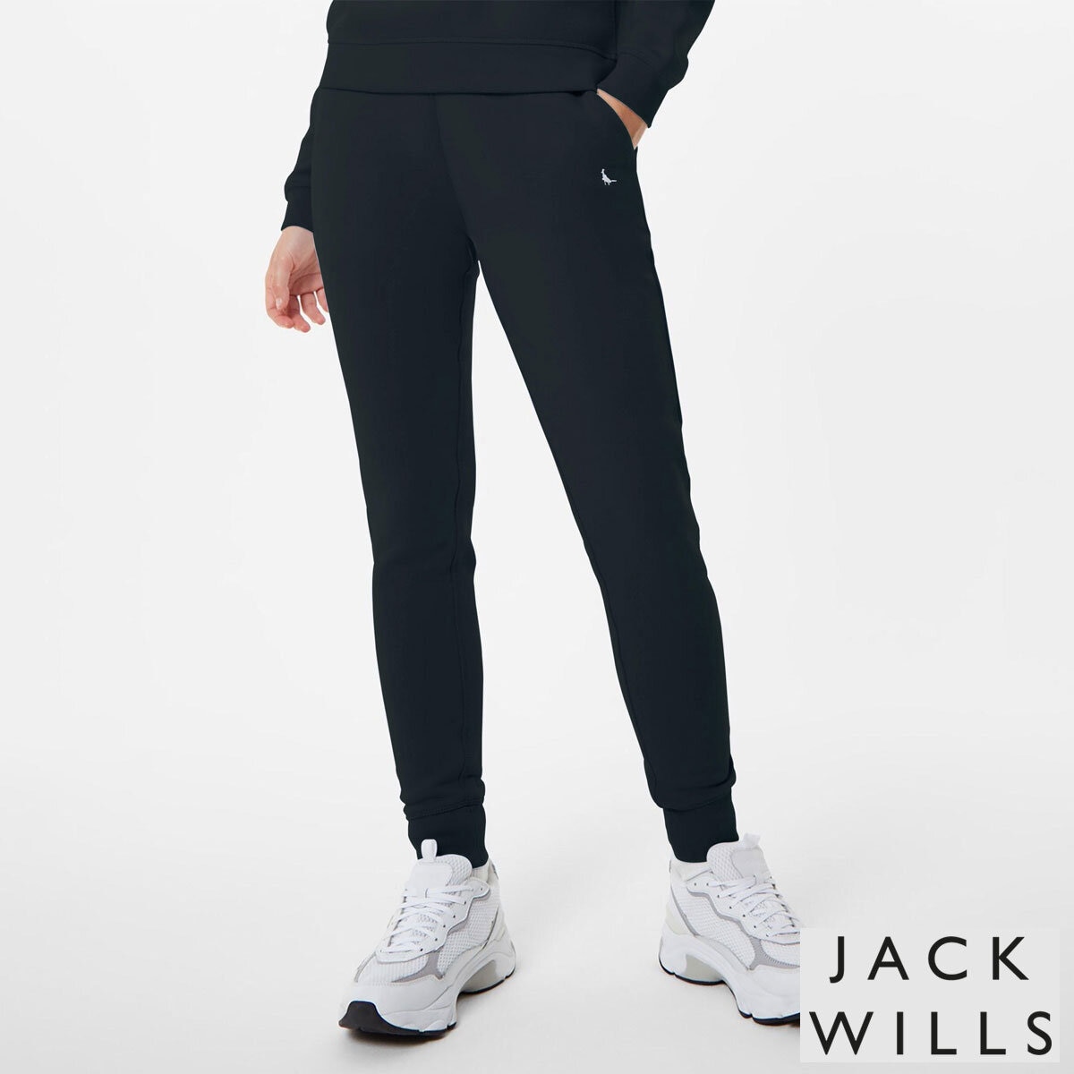 Jack Wills Ladies Astbury Sweatpant in Black