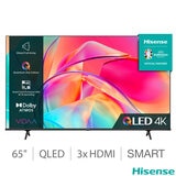 Buy Hisense 65E7KQTUK 65 Inch QLED 4K Ultra HD Smart TV at Costco.co.uk