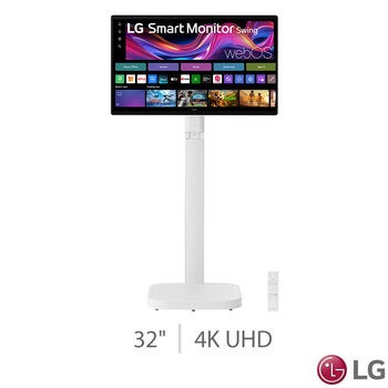 LG 32 inch 4K Ultra HD 60Hz IPS Smart Swing Monitor, 32U889SA LG 32 inch 4K Ultra HD 60Hz IPS Smart Swing Monitor, 32U889SA