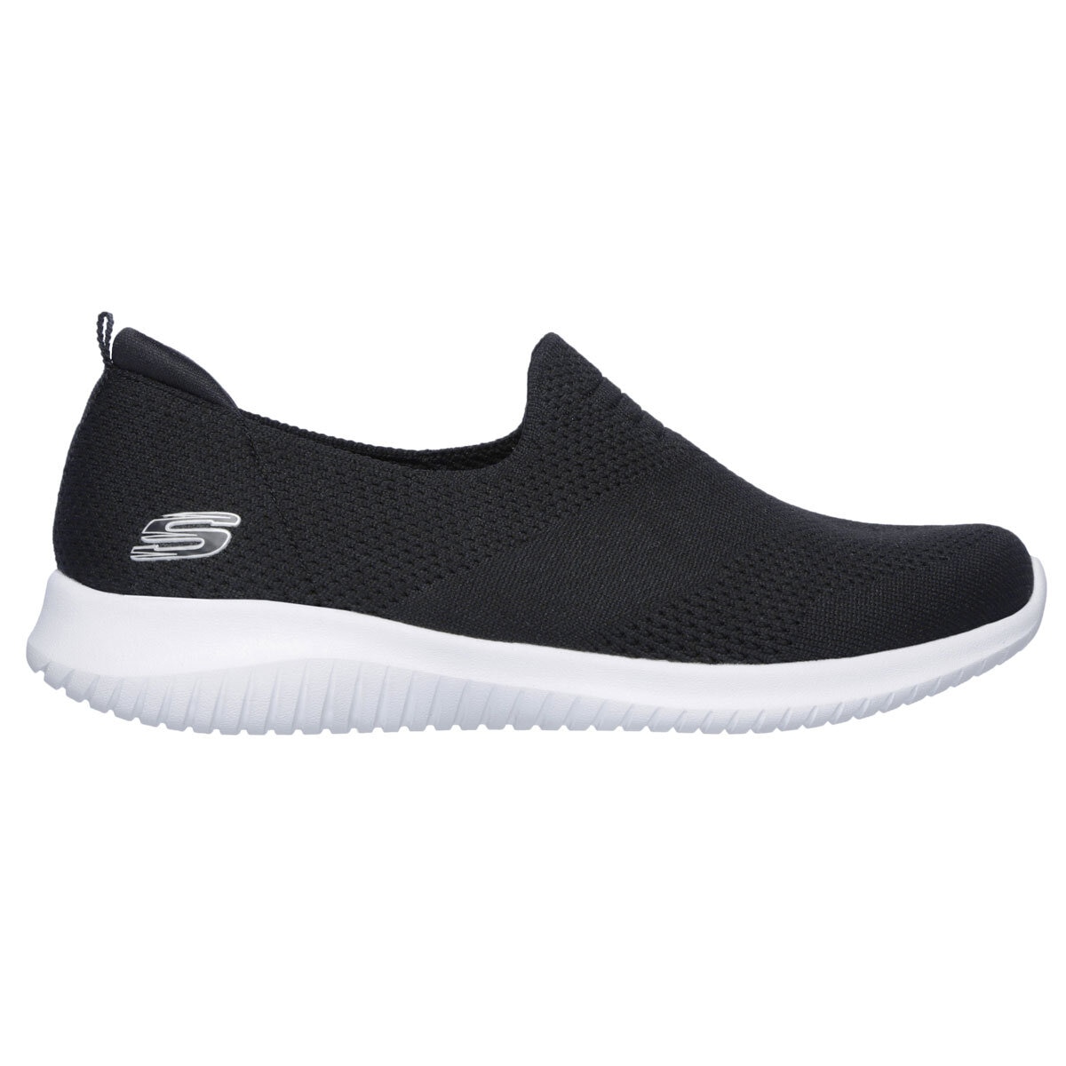 Skechers Ladies Ultra Flex Trainers in Black