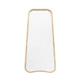 Gallery Kurva Gold Leaner Mirror, 56.5 x 123cm