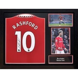 Marcus Rashford Signed Framed Manchester United Football Shirt